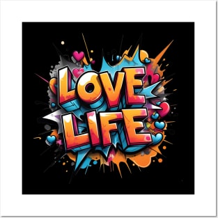 LOVE LIFE: Vibrant Urban Style Posters and Art